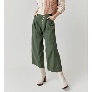 Jaden Linen Culotte Pants